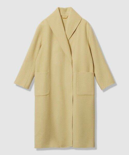 allureville / アルアバイル トレンチコート | カシミヤ混リバーショールコート | 詳細14