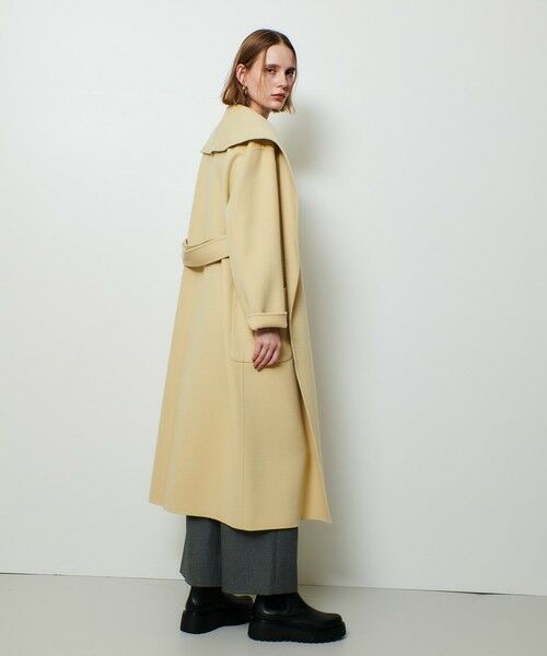 allureville / アルアバイル トレンチコート | カシミヤ混リバーショールコート | 詳細9