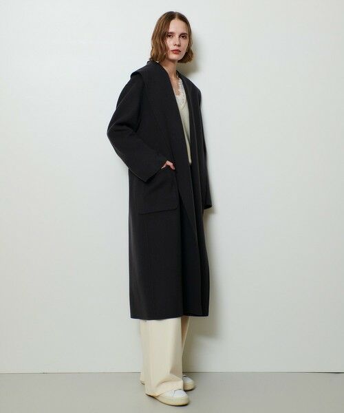 allureville / アルアバイル トレンチコート | カシミヤ混リバーショールコート | 詳細21