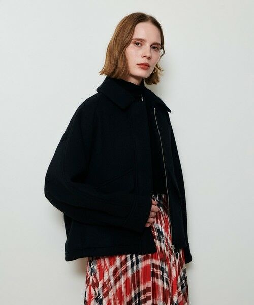 allureville / アルアバイル ブルゾン | ウールモッサステンカラーブルゾン | 詳細5