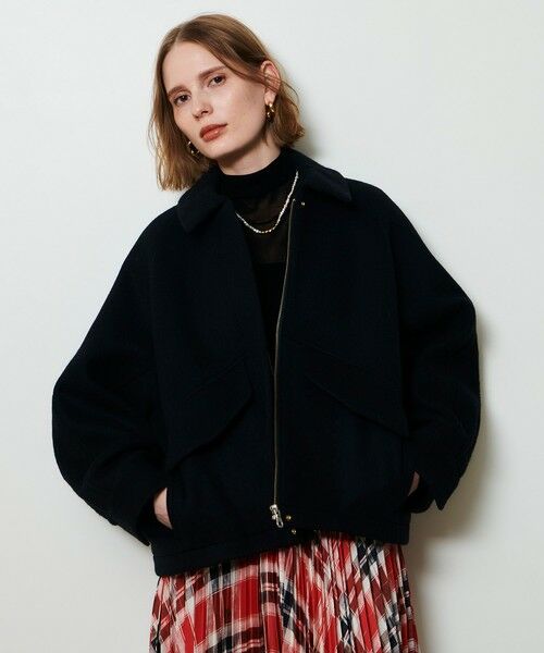 allureville / アルアバイル ブルゾン | ウールモッサステンカラーブルゾン | 詳細7