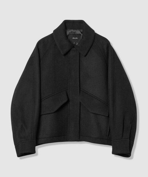 allureville / アルアバイル ブルゾン | ウールモッサステンカラーブルゾン | 詳細8