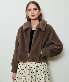 allureville / アルアバイル ブルゾン | フェイクミンクファーブルゾン