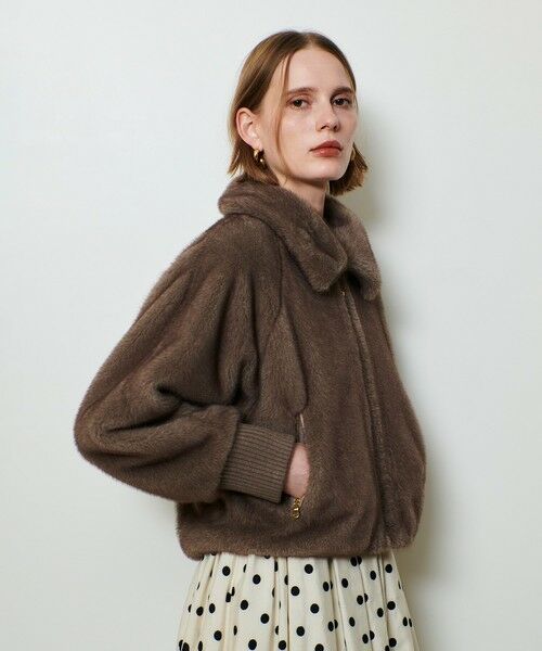 allureville / アルアバイル ブルゾン | フェイクミンクファーブルゾン | 詳細1