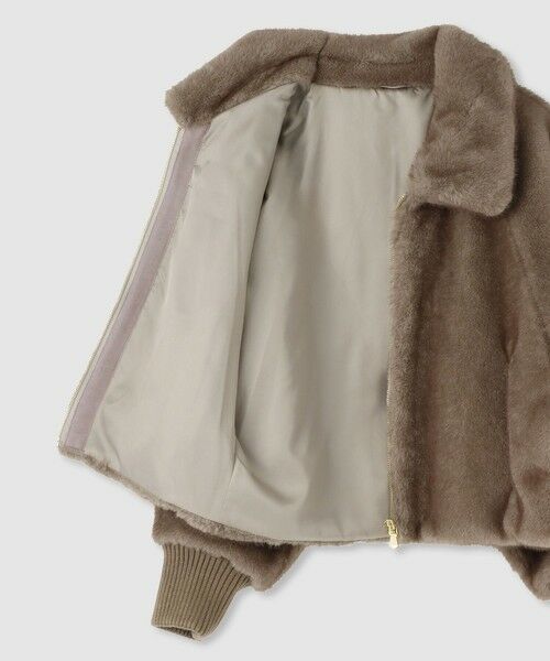 allureville / アルアバイル ブルゾン | フェイクミンクファーブルゾン | 詳細10