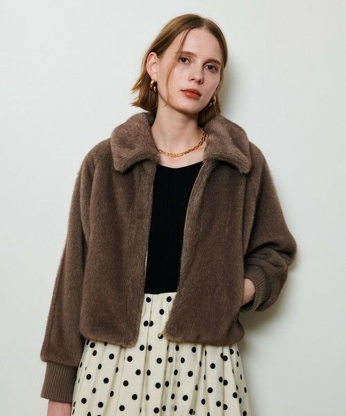 allureville / アルアバイル ブルゾン | フェイクミンクファーブルゾン | 詳細2