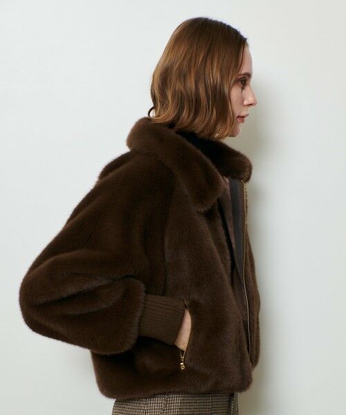 allureville / アルアバイル ブルゾン | フェイクミンクファーブルゾン | 詳細13