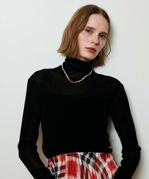 allureville / アルアバイル ネックレス・ペンダント・チョーカー | 淡水パールポイントメタルパーツネックレス | 詳細1