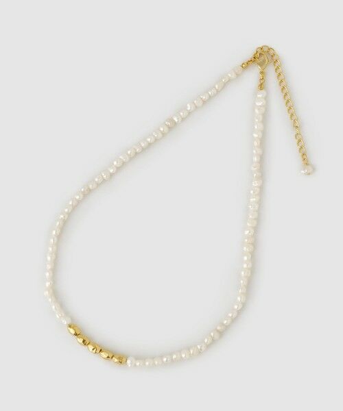 allureville / アルアバイル ネックレス・ペンダント・チョーカー | 淡水パールポイントメタルパーツネックレス | 詳細2