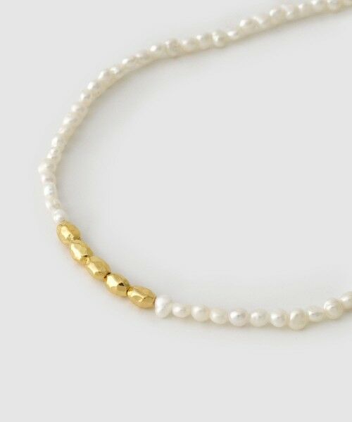 allureville / アルアバイル ネックレス・ペンダント・チョーカー | 淡水パールポイントメタルパーツネックレス | 詳細3