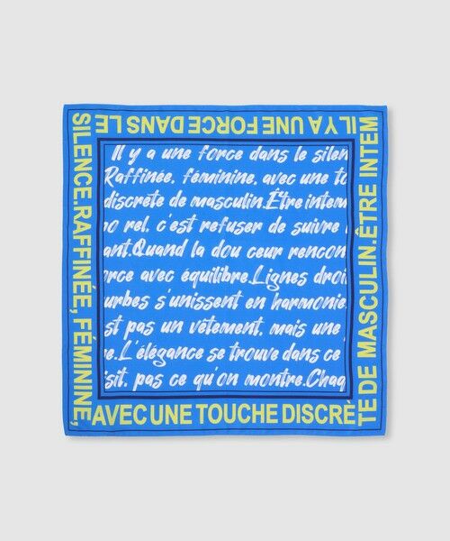 allureville / アルアバイル バンダナ・スカーフ | フォントロゴスカーフ | 詳細2