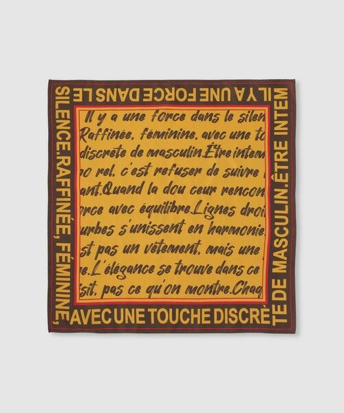 allureville / アルアバイル バンダナ・スカーフ | フォントロゴスカーフ | 詳細5