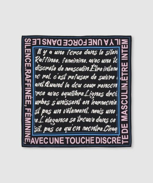 allureville / アルアバイル バンダナ・スカーフ | フォントロゴスカーフ | 詳細8