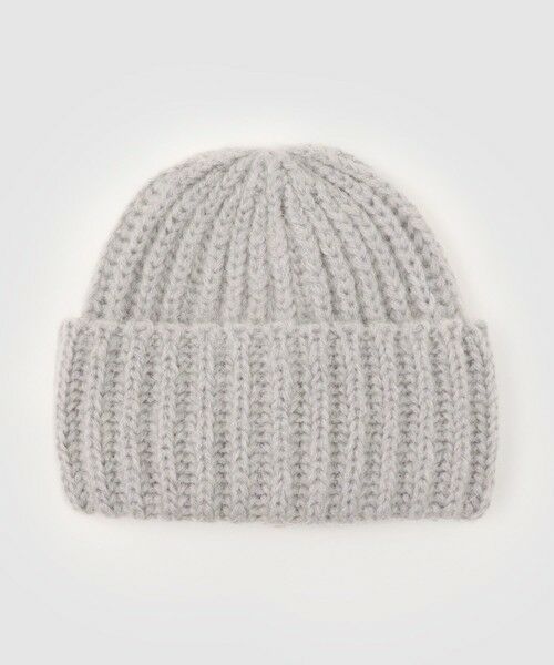 allureville/アルアバイル ニットキャップ ライトグレー (91) F allureville/アルアバイル ニットキャップ ライトグレー (91) F