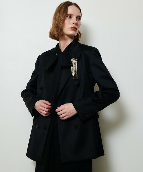 allureville / アルアバイル テーラードジャケット | バックタックダブルブレストジャケット | 詳細2