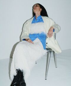 allureville / アルアバイル ミニ・ひざ丈スカート | フェザーナロースカート