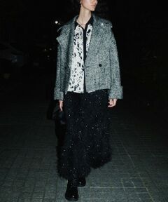 allureville / アルアバイル ミニ・ひざ丈スカート | フェザーナロースカート