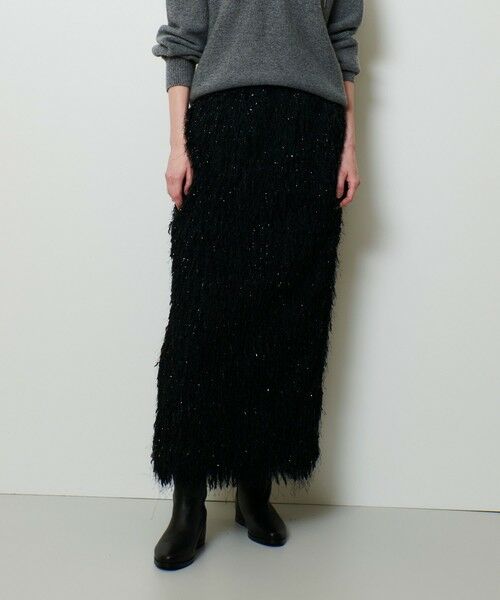 allureville / アルアバイル ミニ・ひざ丈スカート | フェザーナロースカート | 詳細10