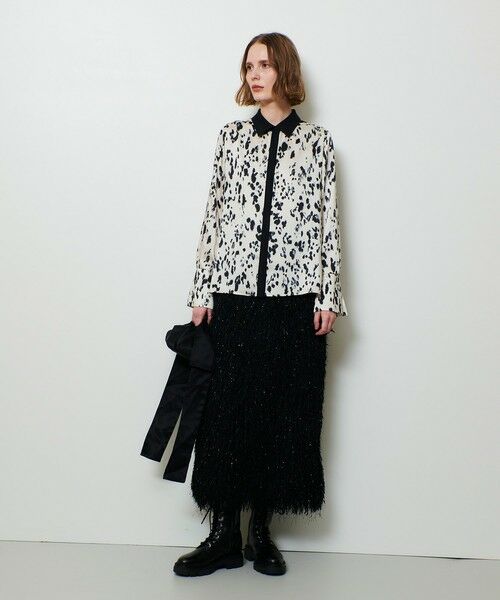 allureville / アルアバイル ミニ・ひざ丈スカート | フェザーナロースカート | 詳細13