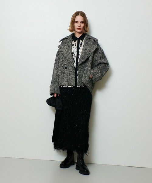 allureville / アルアバイル ミニ・ひざ丈スカート | フェザーナロースカート | 詳細14