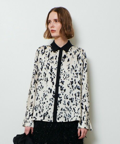 allureville / アルアバイル シャツ・ブラウス | OFFICINAバックプリーツブラウス | 詳細1