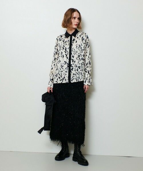 allureville / アルアバイル シャツ・ブラウス | OFFICINAバックプリーツブラウス | 詳細3