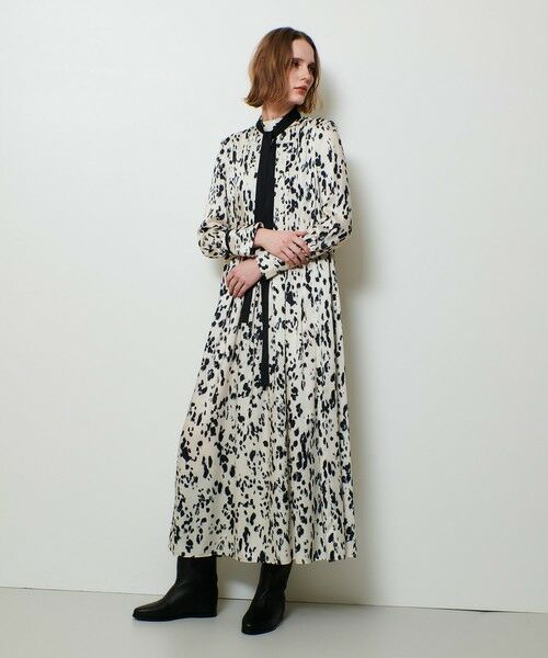 allureville / アルアバイル ロング・マキシ丈ワンピース | OFFICINAプリーツフレアワンピース | 詳細4