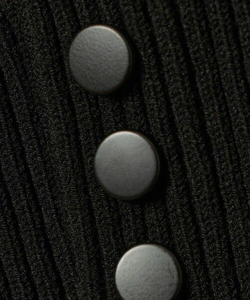 allureville / アルアバイル ロング・マキシ丈ワンピース | ドット柄ドッキングニットワンピース | 詳細11