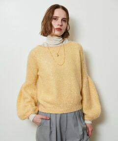 allureville / アルアバイル ニット・セーター | モヘヤスパンコールプルオーバー