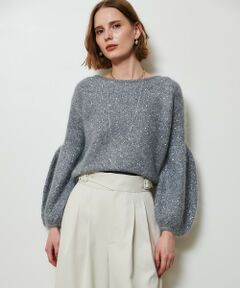 allureville / アルアバイル ニット・セーター | モヘヤスパンコールプルオーバー