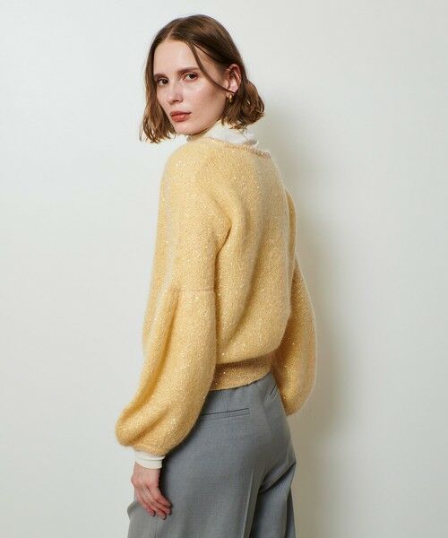 allureville / アルアバイル ニット・セーター | モヘヤスパンコールプルオーバー | 詳細2