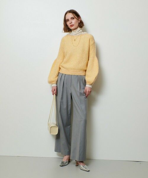 allureville / アルアバイル ニット・セーター | モヘヤスパンコールプルオーバー | 詳細4