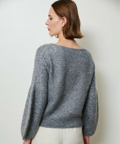 allureville / アルアバイル ニット・セーター | モヘヤスパンコールプルオーバー | 詳細11