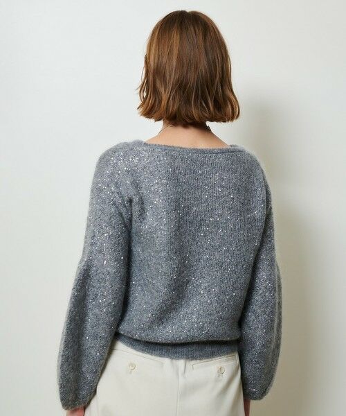 allureville / アルアバイル ニット・セーター | モヘヤスパンコールプルオーバー | 詳細12