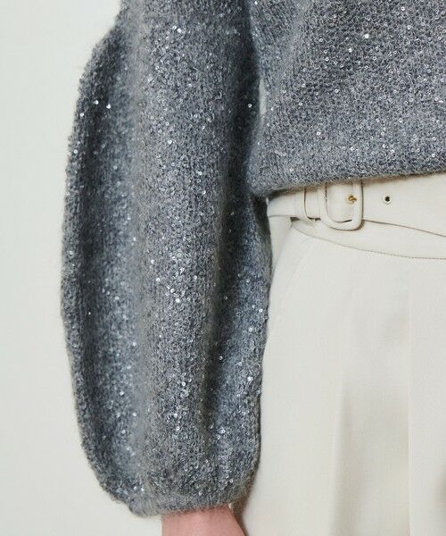allureville / アルアバイル ニット・セーター | モヘヤスパンコールプルオーバー | 詳細13
