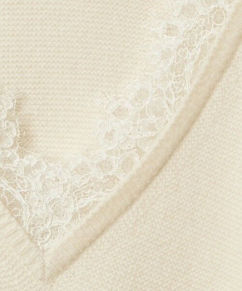 allureville / アルアバイル ニット・セーター | レースドッキングプルオーバー | 詳細5