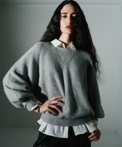 allureville / アルアバイル ニット・セーター | 片畦プルオーバー