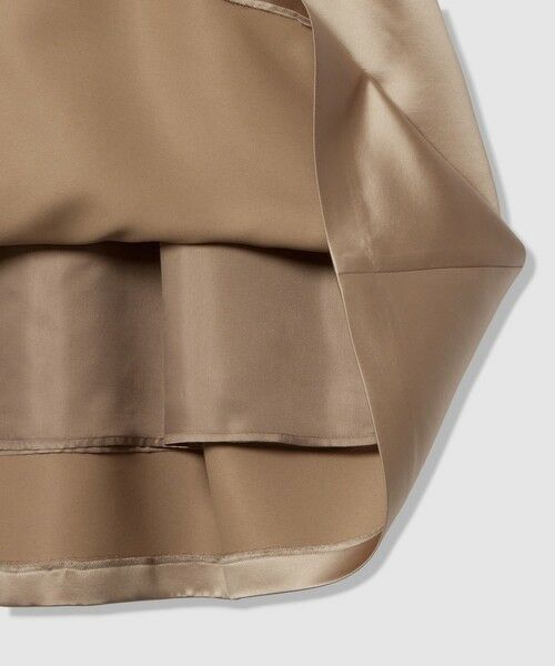 allureville / アルアバイル ミニ・ひざ丈スカート | 【LOULOU WILLOUGHBY】ヘビーサテンタックスカート | 詳細9