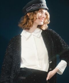 allureville / アルアバイル シャツ・ブラウス | 【LOULOU WILLOUGHBY】レーストリミングシャツ