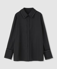 allureville / アルアバイル シャツ・ブラウス | 【LOULOU WILLOUGHBY】レーストリミングシャツ