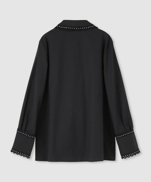 allureville / アルアバイル シャツ・ブラウス | 【LOULOU WILLOUGHBY】レーストリミングシャツ | 詳細13