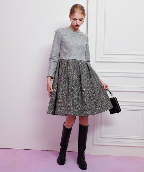 allureville / アルアバイル ロング・マキシ丈ワンピース | 【LOULOU WILLOUGHBY】LINTONラメツイードワンピース | 詳細2