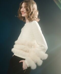 allureville / アルアバイル ニット・セーター | 【LOULOU WILLOUGHBY】フォックスファートリミングプルオーバー