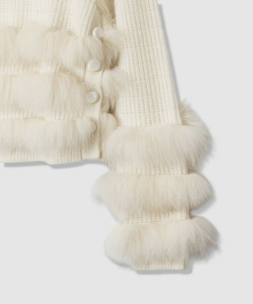 allureville / アルアバイル ニット・セーター | 【LOULOU WILLOUGHBY】フォックスファートリミングプルオーバー | 詳細10