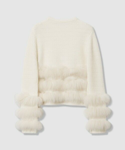 allureville / アルアバイル ニット・セーター | 【LOULOU WILLOUGHBY】フォックスファートリミングプルオーバー | 詳細8