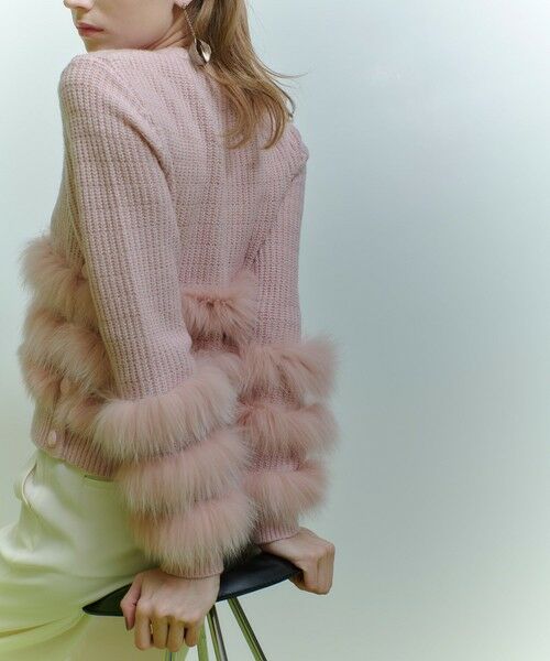 allureville / アルアバイル ニット・セーター | 【LOULOU WILLOUGHBY】フォックスファートリミングプルオーバー | 詳細17