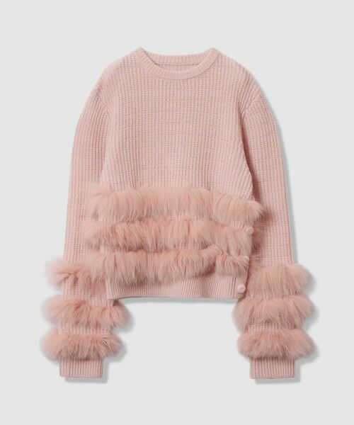 allureville / アルアバイル ニット・セーター | 【LOULOU WILLOUGHBY】フォックスファートリミングプルオーバー | 詳細19