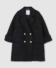 allureville / アルアバイル ダッフルコート | 【LOULOU WILLOUGHBY】ツイードダブルミドルコート