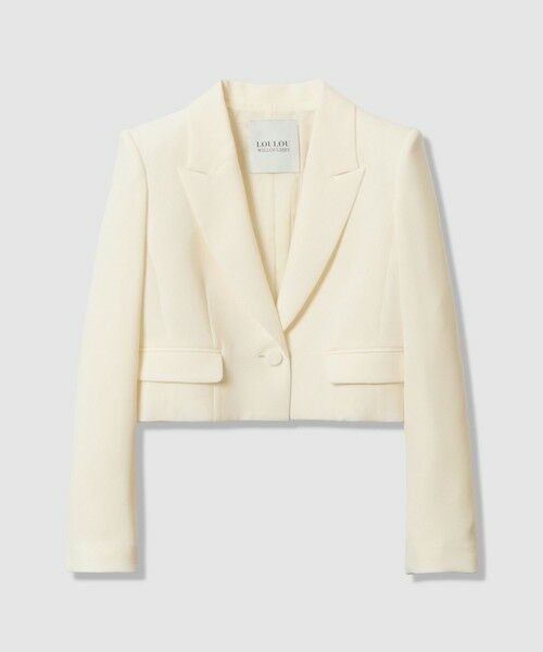 allureville / アルアバイル テーラードジャケット | 【LOULOU WILLOUGHBY】ダブルクロスショートジャケット | 詳細9