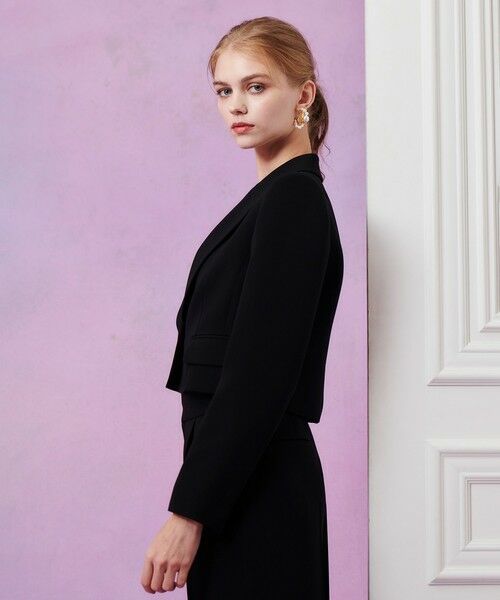 allureville / アルアバイル テーラードジャケット | 【LOULOU WILLOUGHBY】ダブルクロスショートジャケット | 詳細19